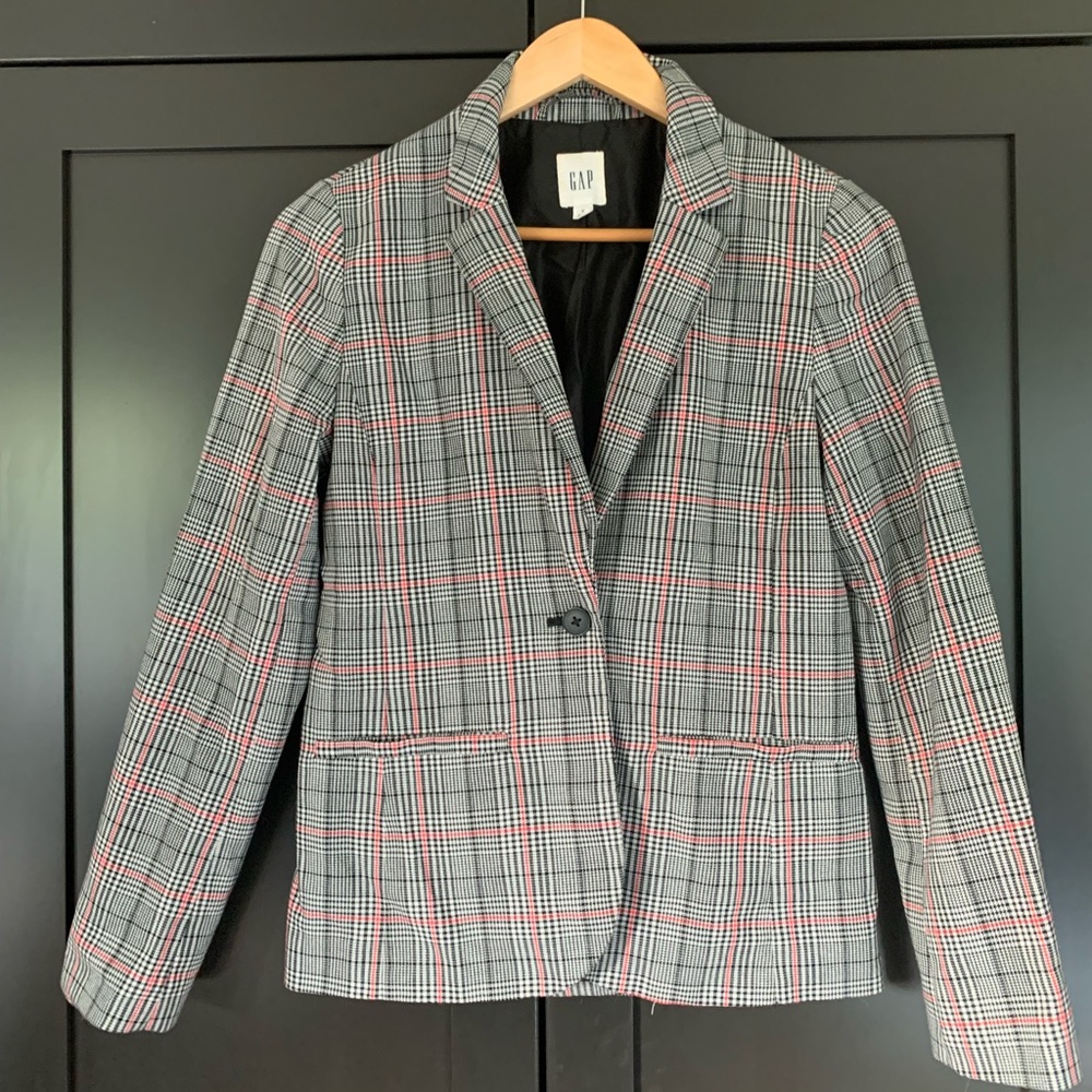 Gap plaid blazer